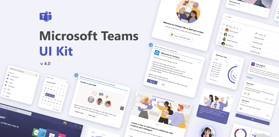 Windows Teams UI Kit by Microsoft